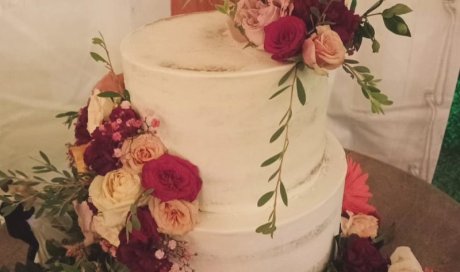 Création de nude cake pour mariage vers Saint-Pierre 974